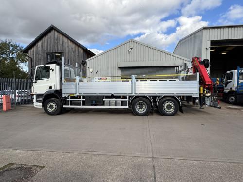 26T Dropside with Rear Mounted Crane