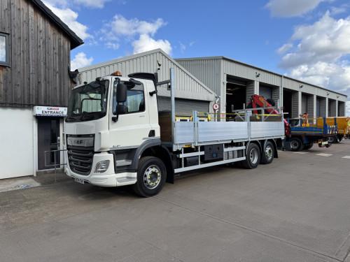 26T Dropside with Rear Mounted Crane