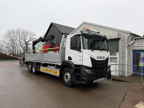 26T Dropside with Rear Mounted Crane