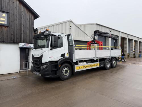 26T Dropside with Rear Mounted Crane