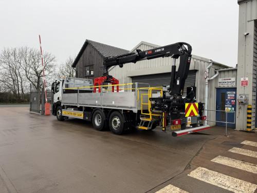 26T Dropside with Rear Mounted Crane