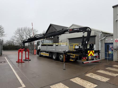 26T Dropside with Rear Mounted Crane
