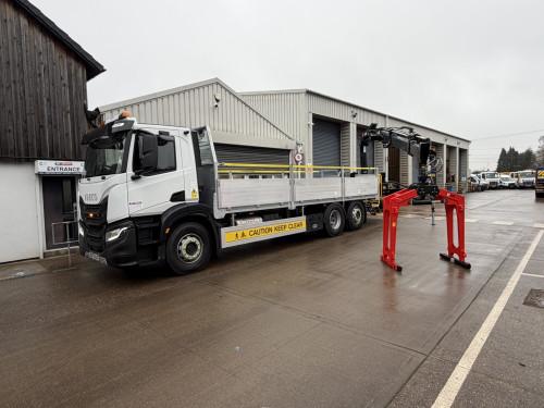 26T Dropside with Rear Mounted Crane