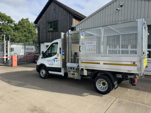 3.5T Caged Tipper with Side Bin Lift
