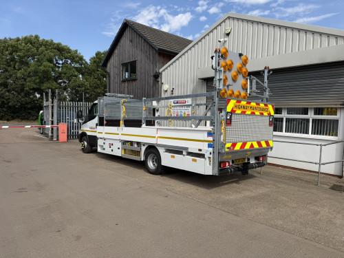 7.2T Traffic Management Vehicle with LP13  Light Board & Tail Lift