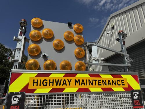 7.2T Traffic Management Vehicle with LP13  Light Board & Tail Lift